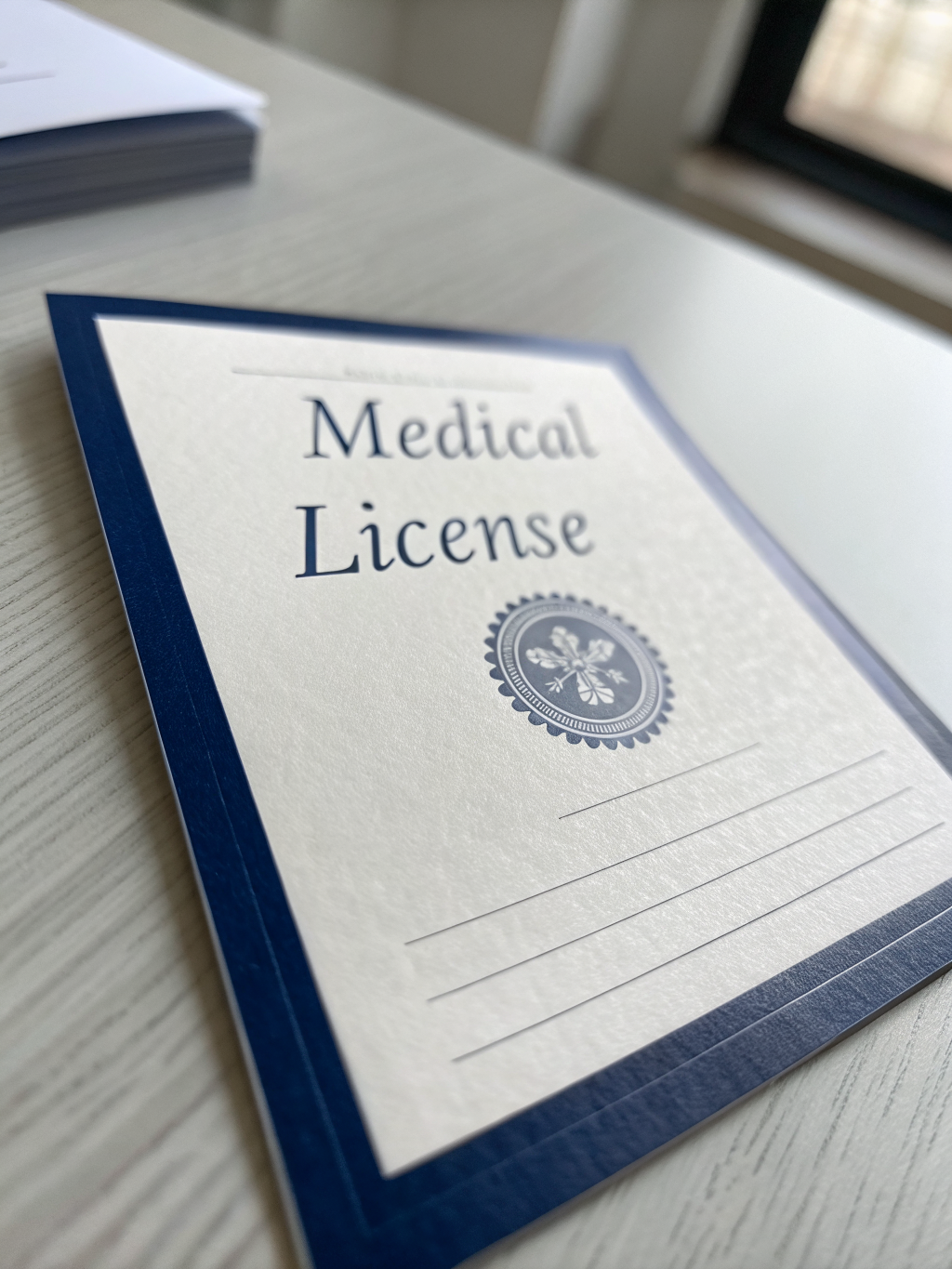 Formal expert medical opinion letter