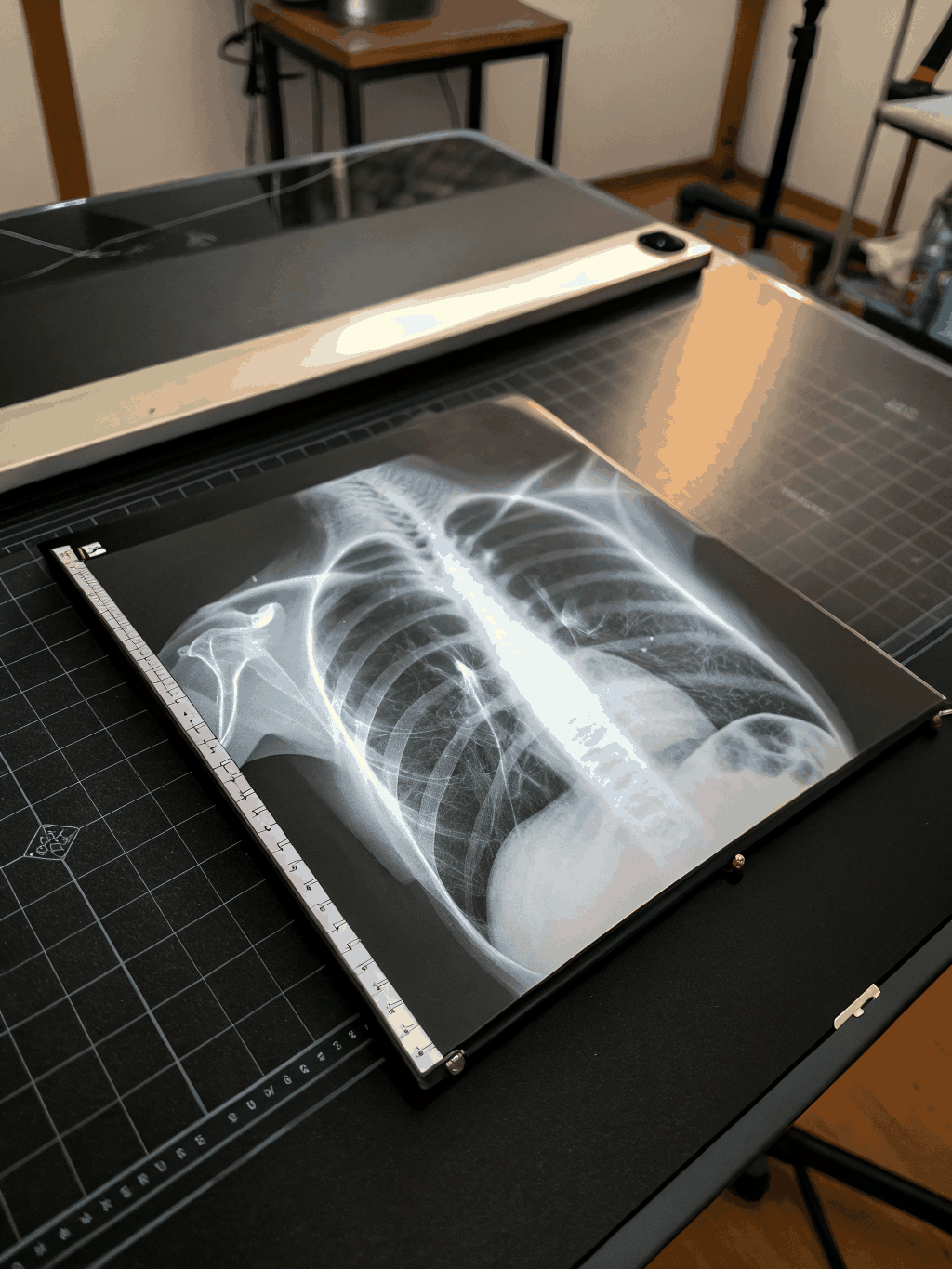 Radiology findings summary for personal injury case